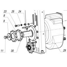 Редуктор COMER PG-1001 для ИСРК-12 (Хозяин) MH-120 (Koblik)